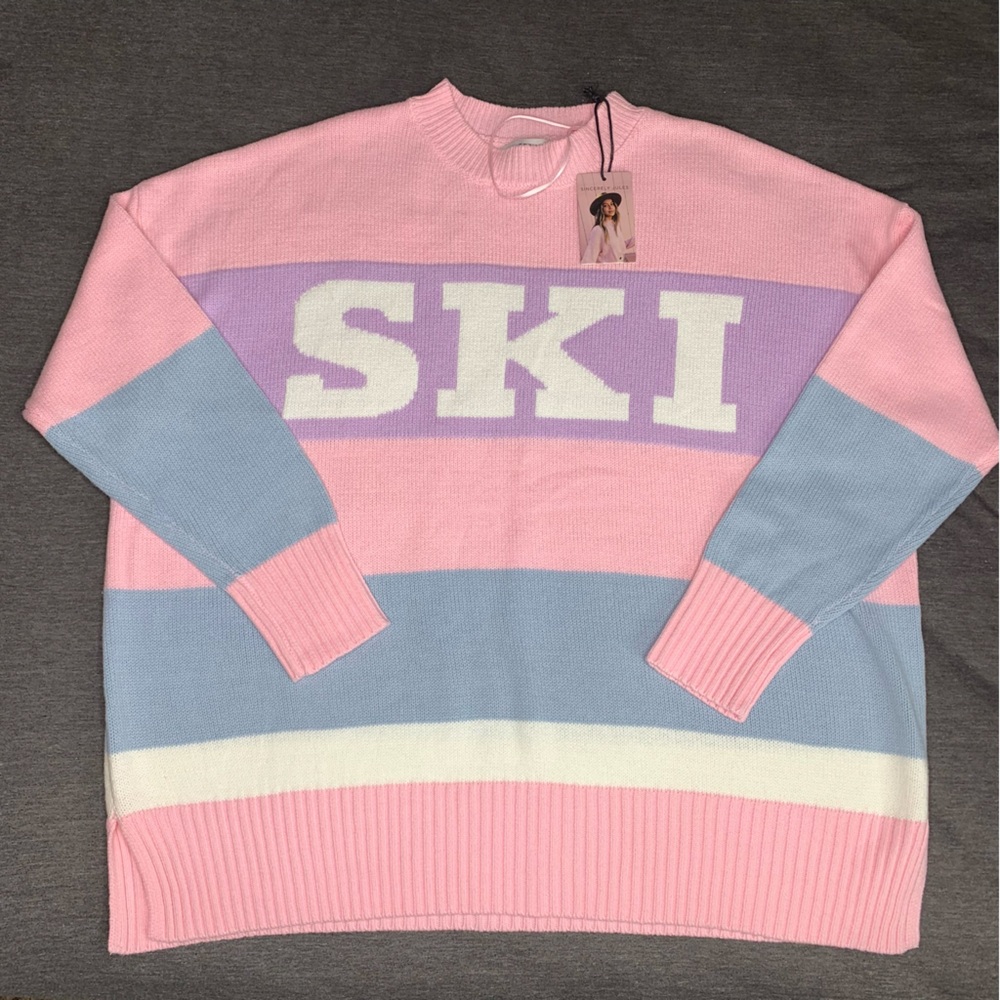 NWT Sincerely Jules Ski Sweater Size Small